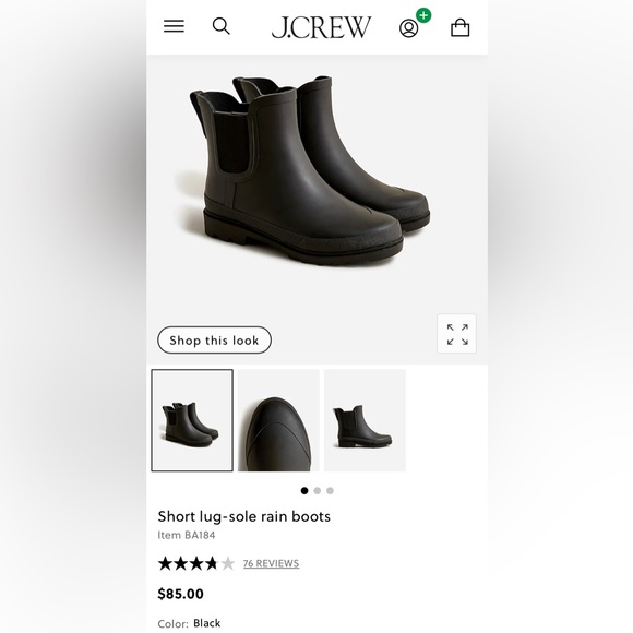 J. Crew Chelsea Rain Boots 9 - Picture 7 of 8